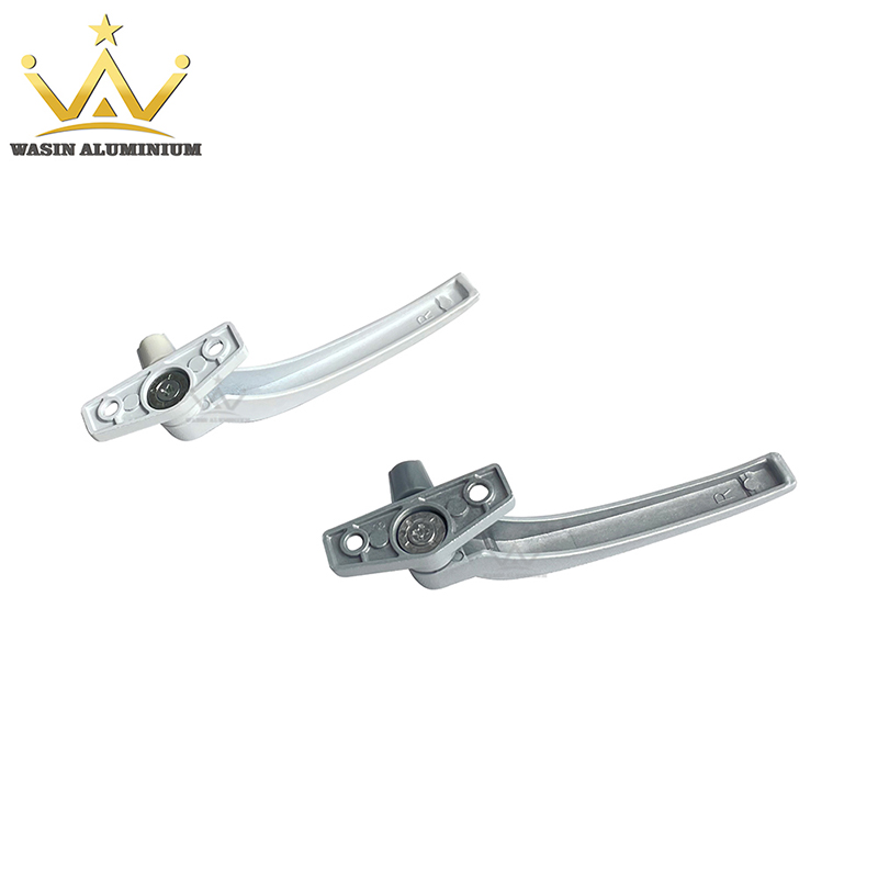 Interior Window 7 Shape Lock Hollow Handles Long-Lasting Solid Sliding Handle For Aluminum Casement Door