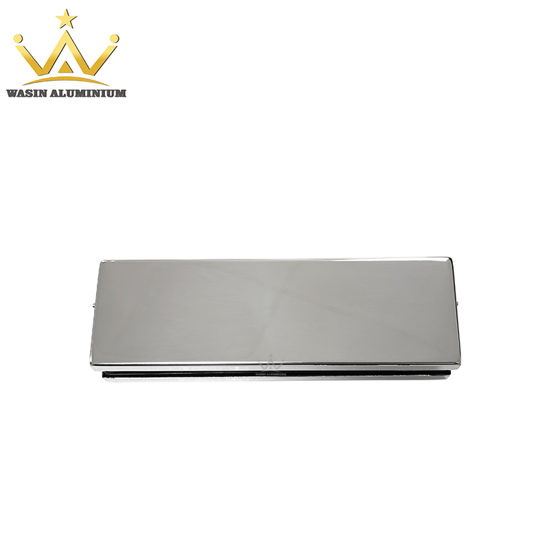 Heavy Duty Glass Door Corner Clip Glazed Doors 201 Stainless Steel Hinge For Office Building