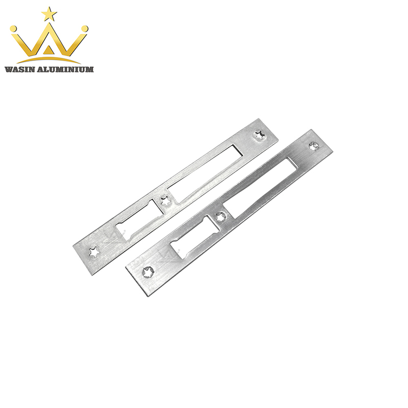 Lock Body Fittings Aluminum Strike Plate Durable Reliable Lock Cover