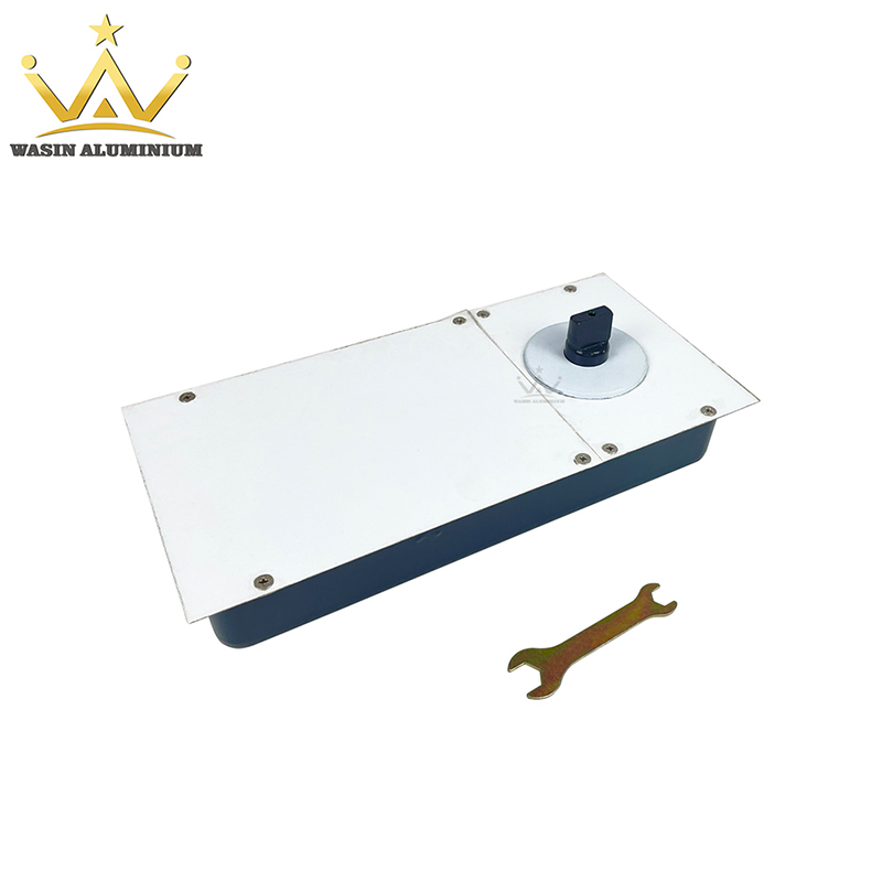 Heavy Duty Stainless Steel Cover Automatic Bathroom Glass Door Closer Adjustable Hydraulic Floor Spring