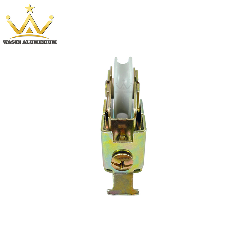 Wholesale Door Accessories Nylon Pulley Sliding Doors Iron Roller With Single Wheel