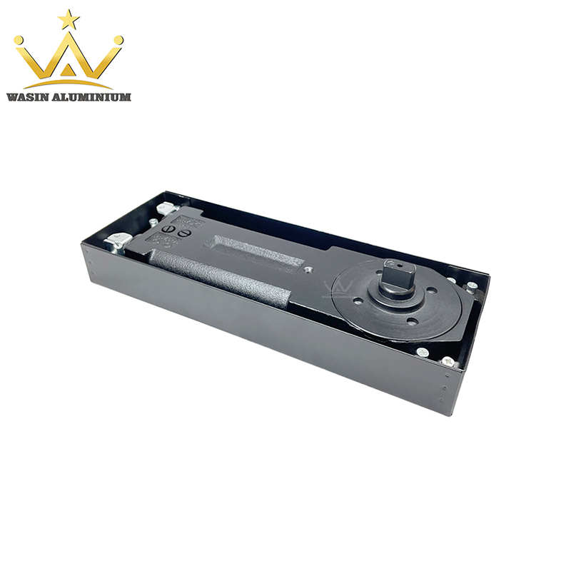 High Quality Office Self Closing Aluminium Floor Spring Heavy Duty Frameless Glass Door Floor Springs